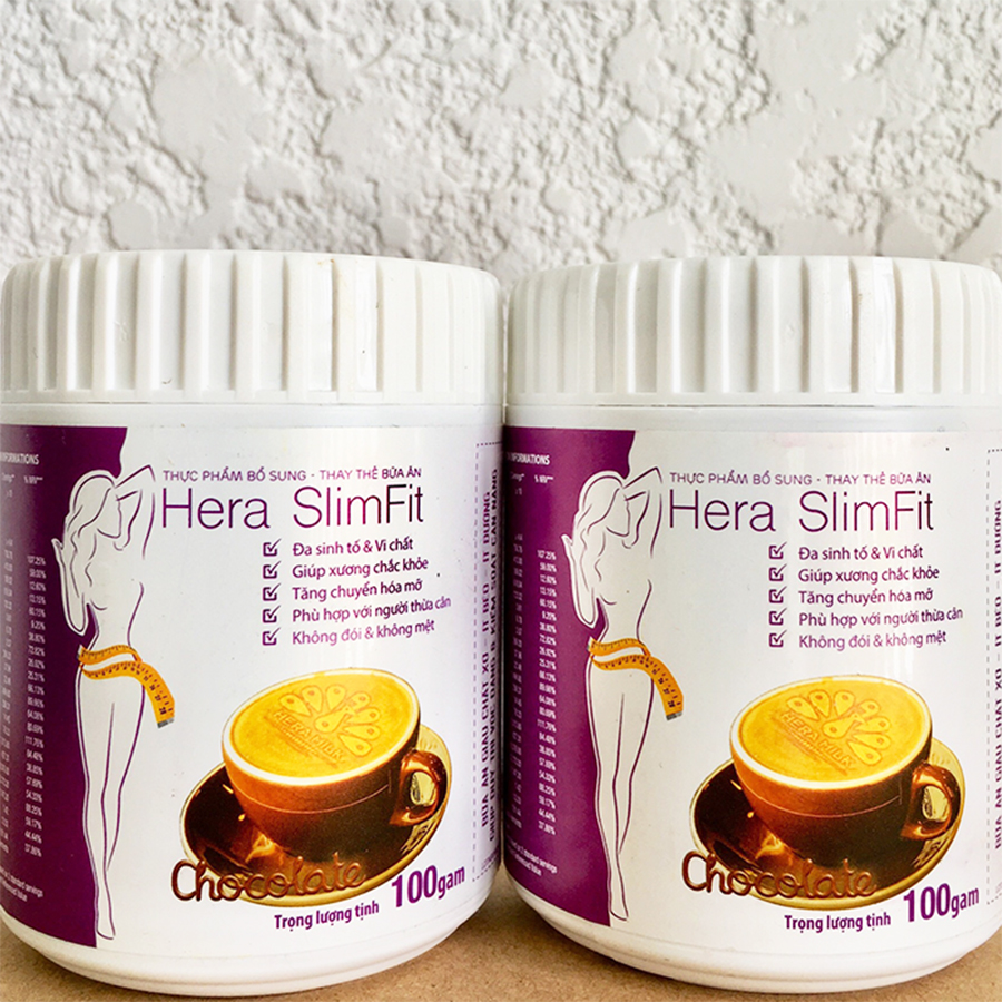 COMBO 2 Sữa Hỗ trợ Giảm Cân Hera Slimfit 100gr - Giảm cân nhanh, an toàn tại nhà