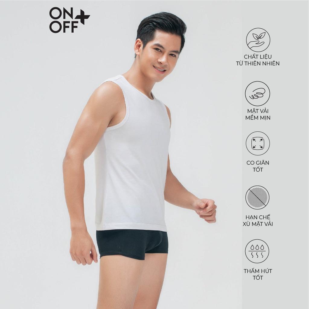 Áo sát nách nam cotton compact ONOFF mềm mịn, không nhăn nhàu - 18IV22S018