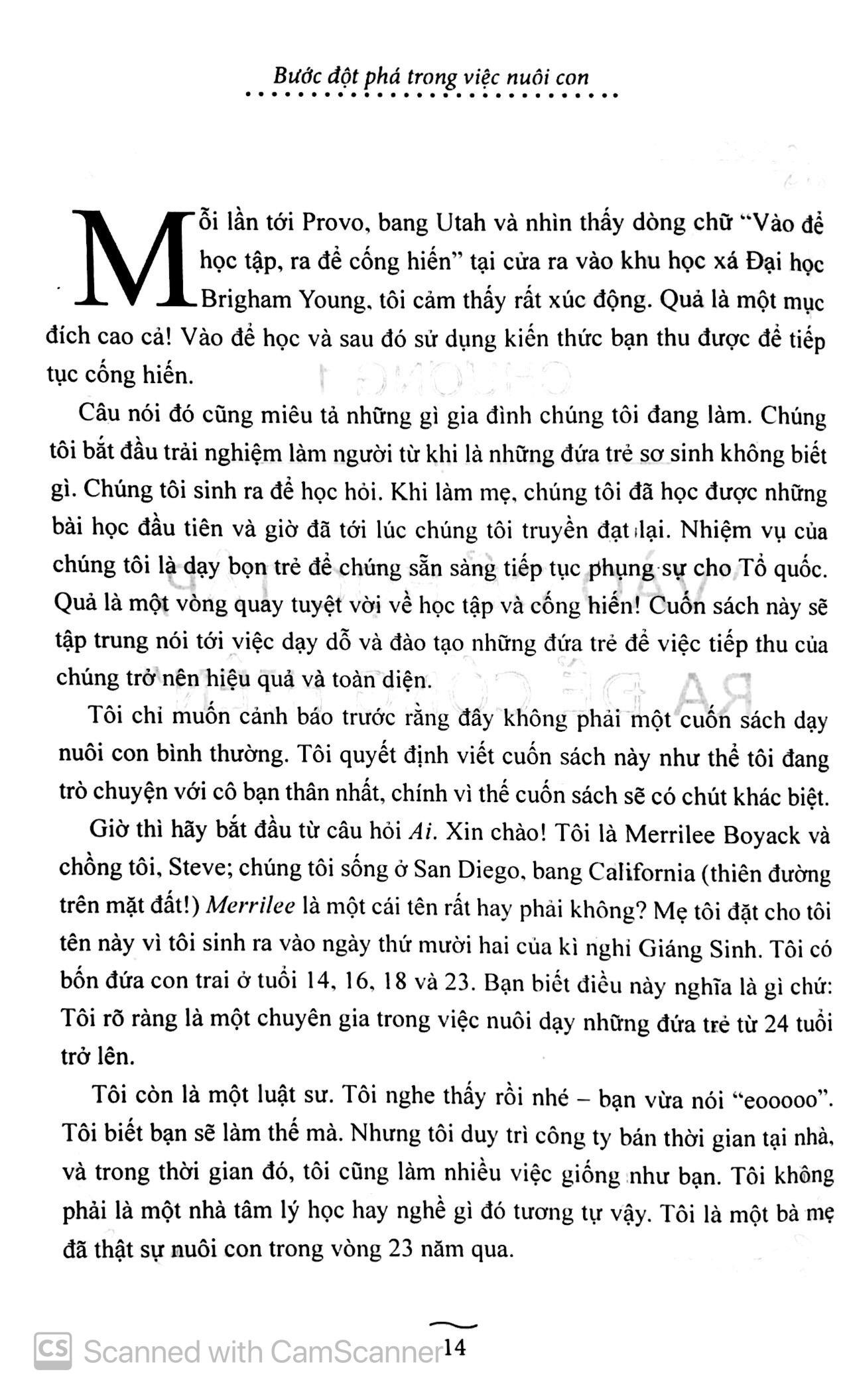 Bước Đột Phá Trong Việc Nuôi Dạy Con