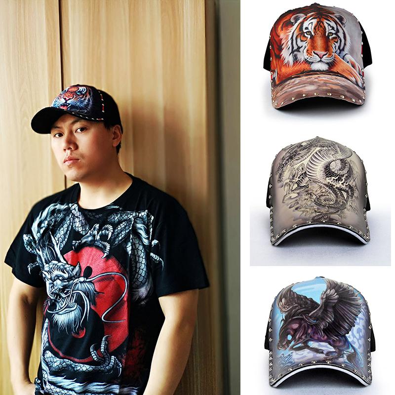 Hình Minh Họa Nghệ Thuật Mũ Bóng Chày Đinh Tán Cá Tính Hip-Hop Nón Snapback Unisex Mũ Bóng Chày Cho Nữ Người Nón Snapback thể Thao Mũ