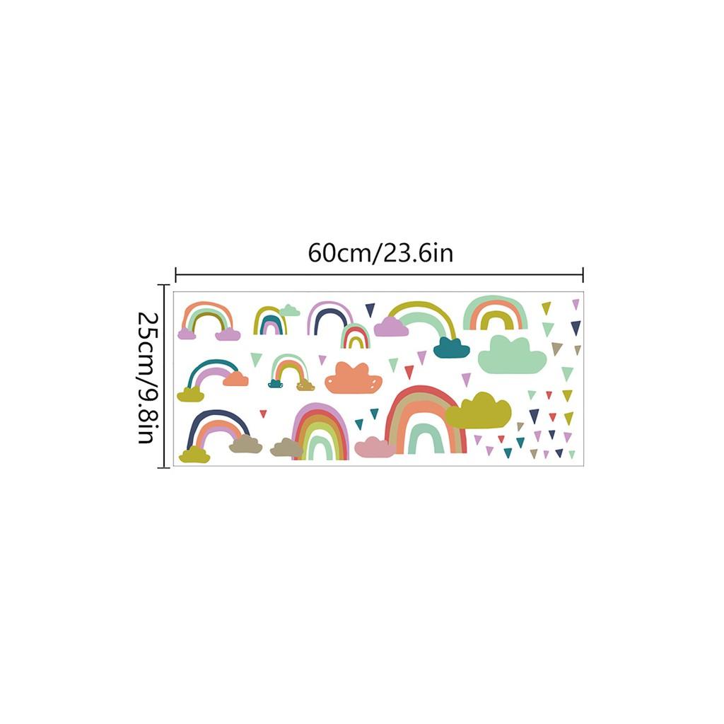 Decan Dán Tường An Phú Decor Họa Tiết Cầu Vồng To To