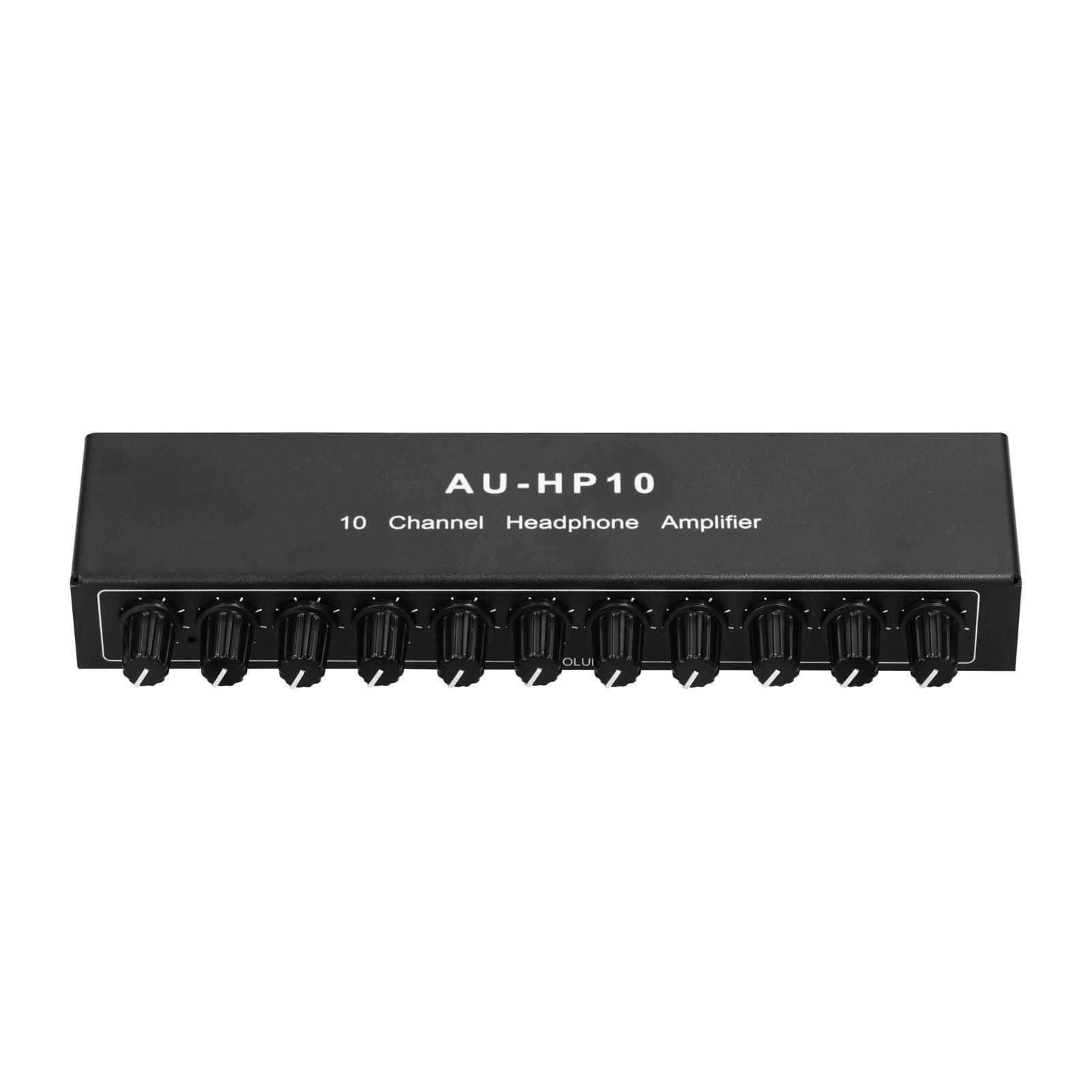 Bộ Khuếch Đại Tai Nghe Stereo 3.5Mm 10 Cách Đầu Ra Bộ Phân Phối Âm Thanh Đa Kênh Bộ Khuếch Đại Điều Khiển Độc Lập