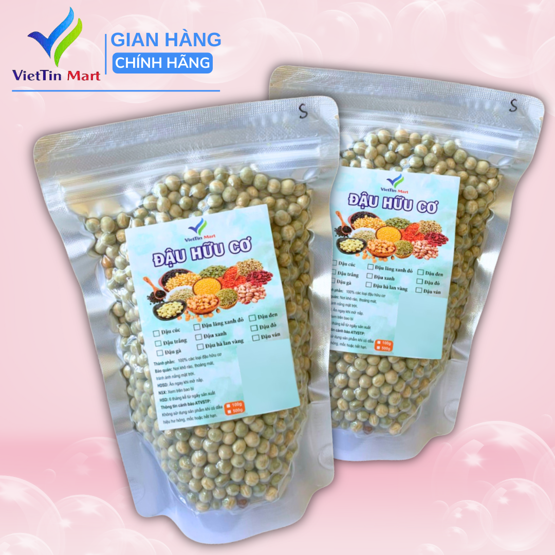 Đậu Hà Lan Xanh Nguyên Hạt 500g VietTin Mart