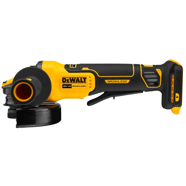 THÂN MÁY MÀI GÓC DÙNG PIN 18V KHÔNG CHỔI THAN HIỆU DEWALT DCG405N-XE MỚI 100% CHÍNH HÃNG NHẬP KHẨU ÚC