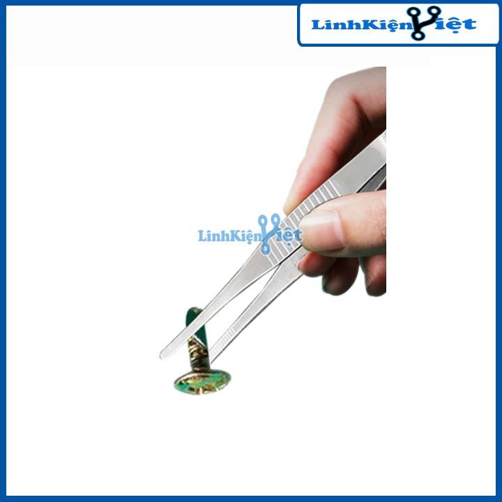 Bộ 3 Kẹp Linh Kiện Điện Tử Đa Năng Loại To Dài 13Cm ( Vàng )