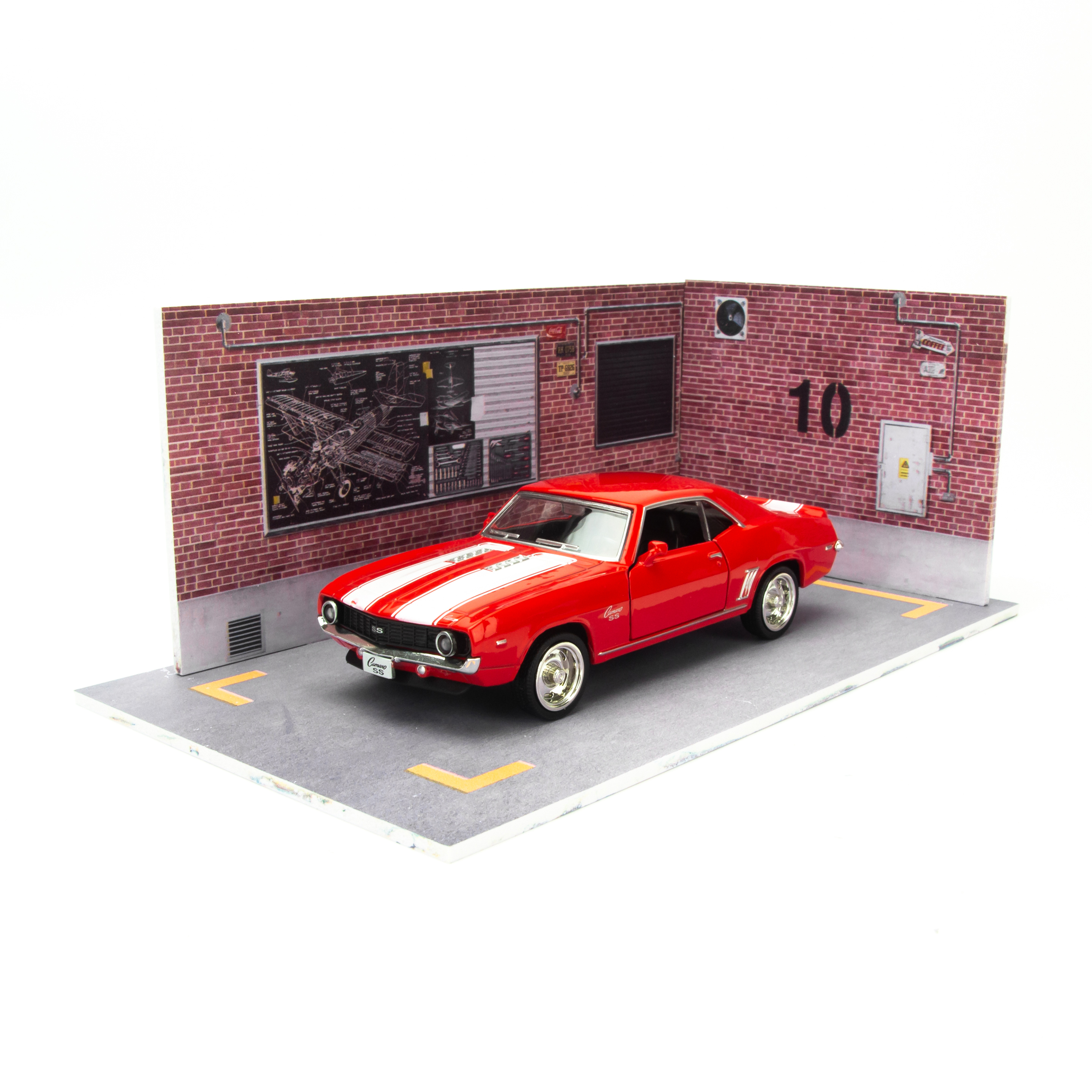 Mô hình Diorama Garage 1:36-1:32