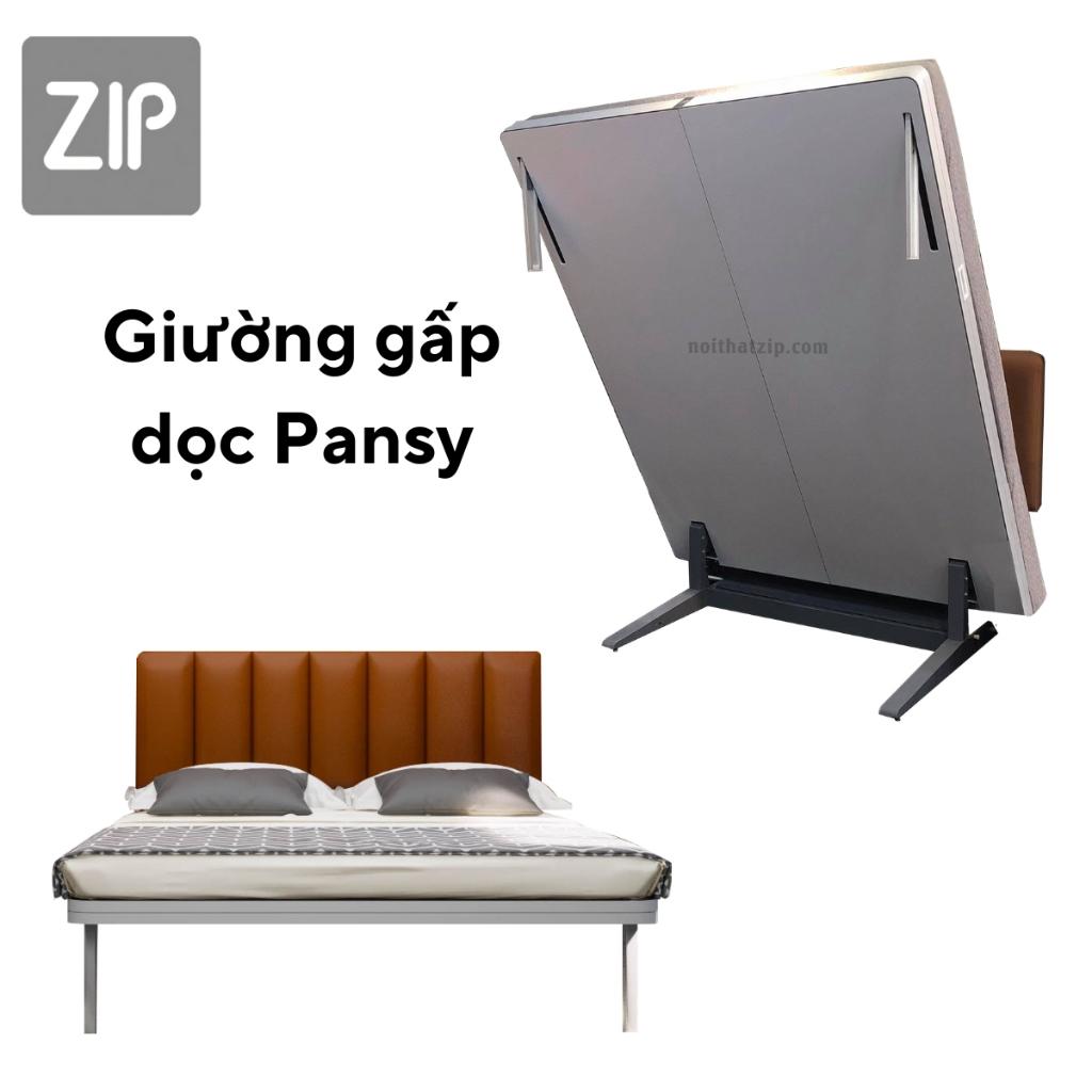 Giường gấp dọc Pansy đến từ nội thất Zip,nhiều kích thước, tiện lợi, tiếp kiệm không gian, Bảo hành 24 tháng