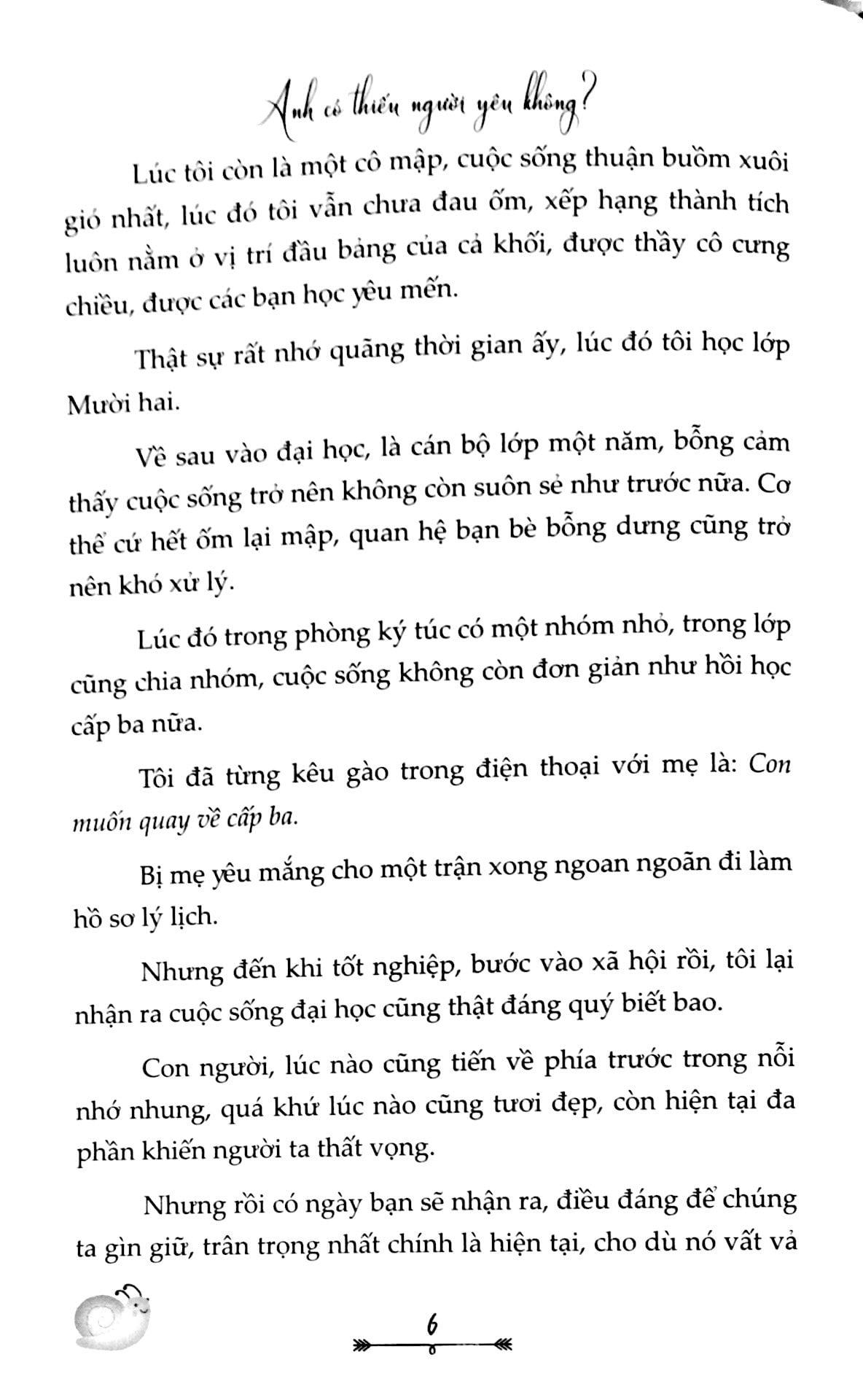Anh Có Thiếu Người Yêu Không?