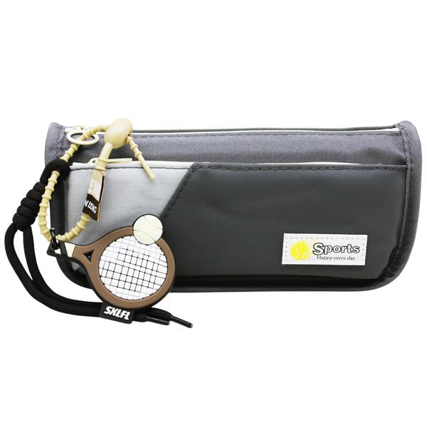 Bóp Viết Vải Sport Kèm Móc Khóa - Shunde 9107 - Màu Xám