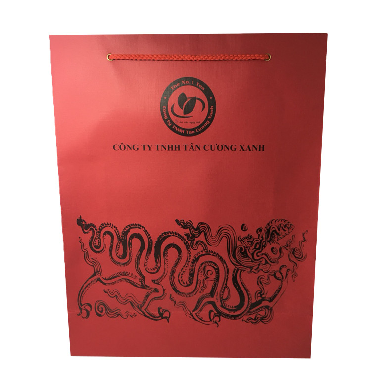 Bộ quà tặng trà tân cương thượng hạng - Hộp trà tân cương long phụng 200 gram