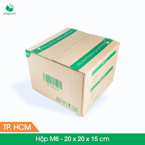 M6 - 20x20x15 cm -100 Thùng hộp carton