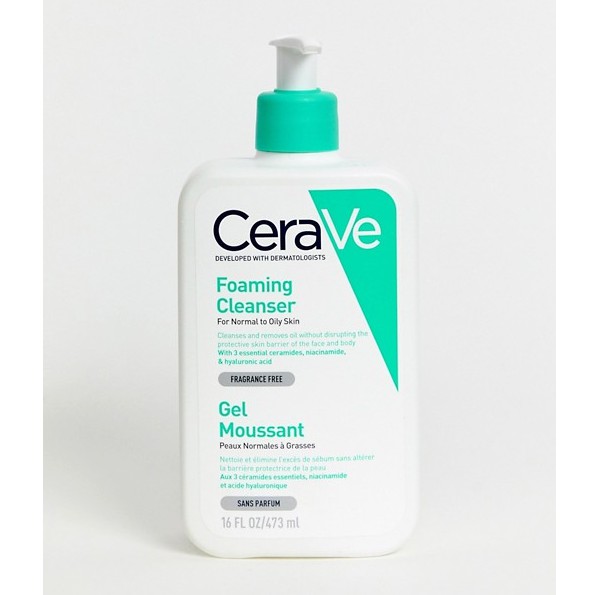 Sữa Rửa Mặt Cerave Foaming Facial Cleanser 473ml