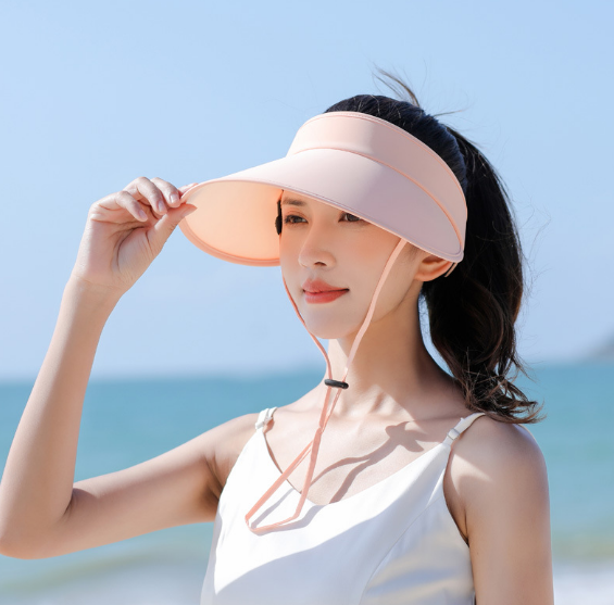 Mũ nửa đầu nữ rộng vành chống nắng chống tia UV mới, nón nữ rộng vành phong cách Hàn