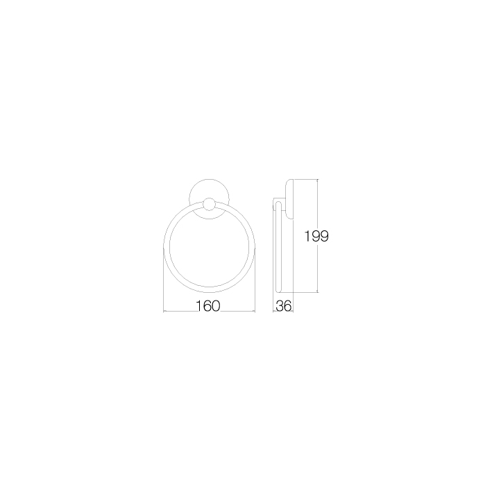 Vòng treo khăn - NE-9403 - SUS 304