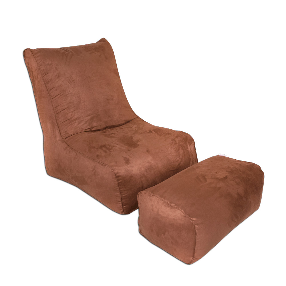 BỘ GHẾ LƯỜI SOFA ROMA MÀU NÂU CAFE  MS69 - THE BEANBAGHOUSE