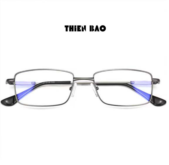Kính đọc sách, kính lão thị viễn thị Trung niên Nam nữ toàn viền TITANIUM siêu dẻo KV60Đ hàng đẹp tròng Nhật phản quang