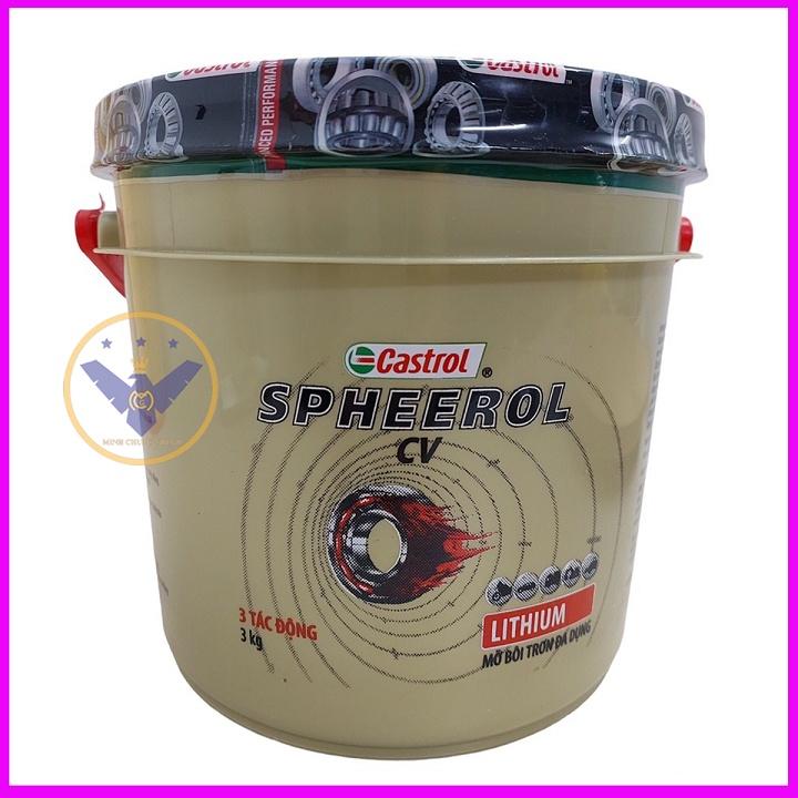 Mỡ bôi trơn chịu nhiệt cao cấp Castrol Spheerol CV Lithium - 3kg