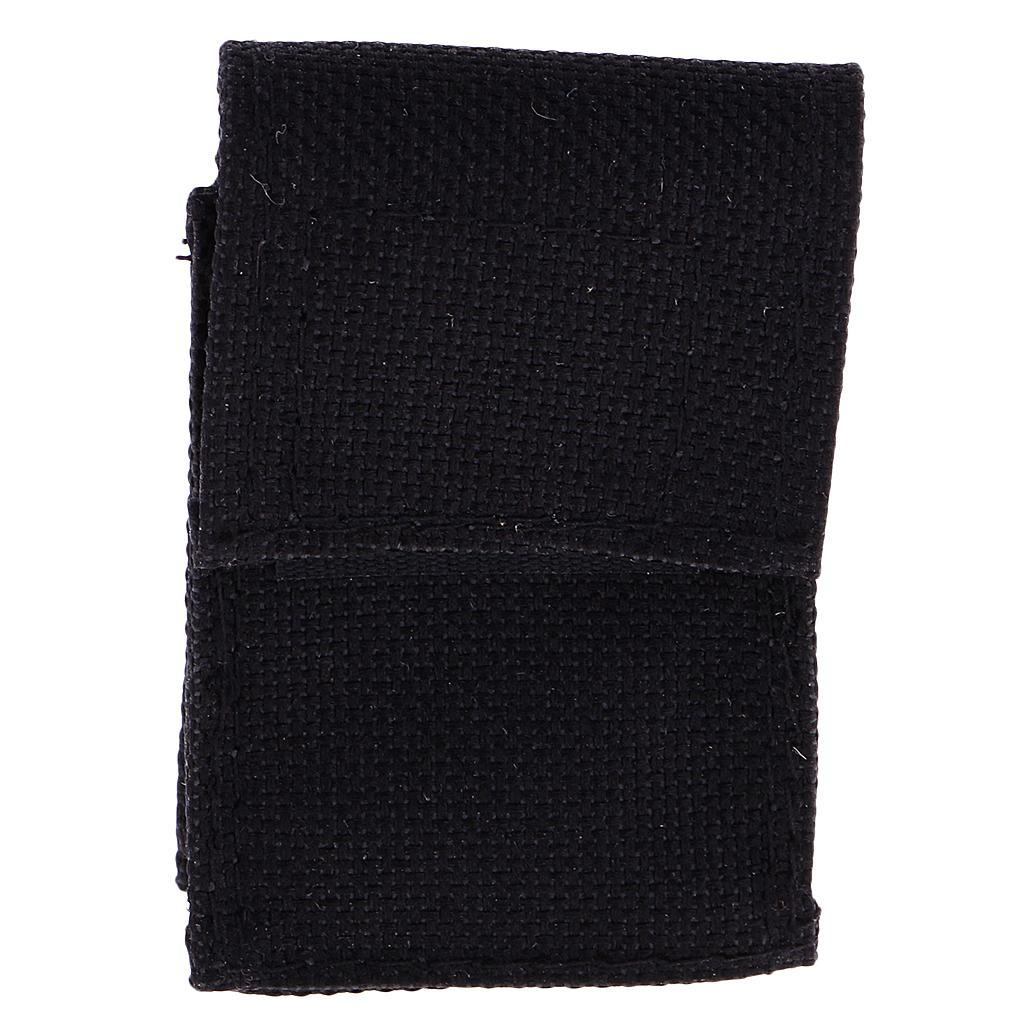 2X 1x 9v Flat Guitar Bass Battery Holder Cover Bag Nylon Container Instruments