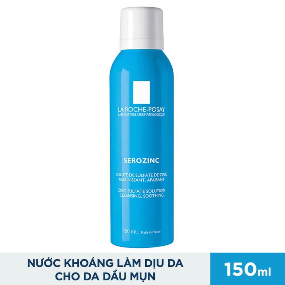 Nước xịt khoáng La Roche-Posay giúp làm sạch &amp; làm dịu da Serozinc 50ml-150ml-300ml