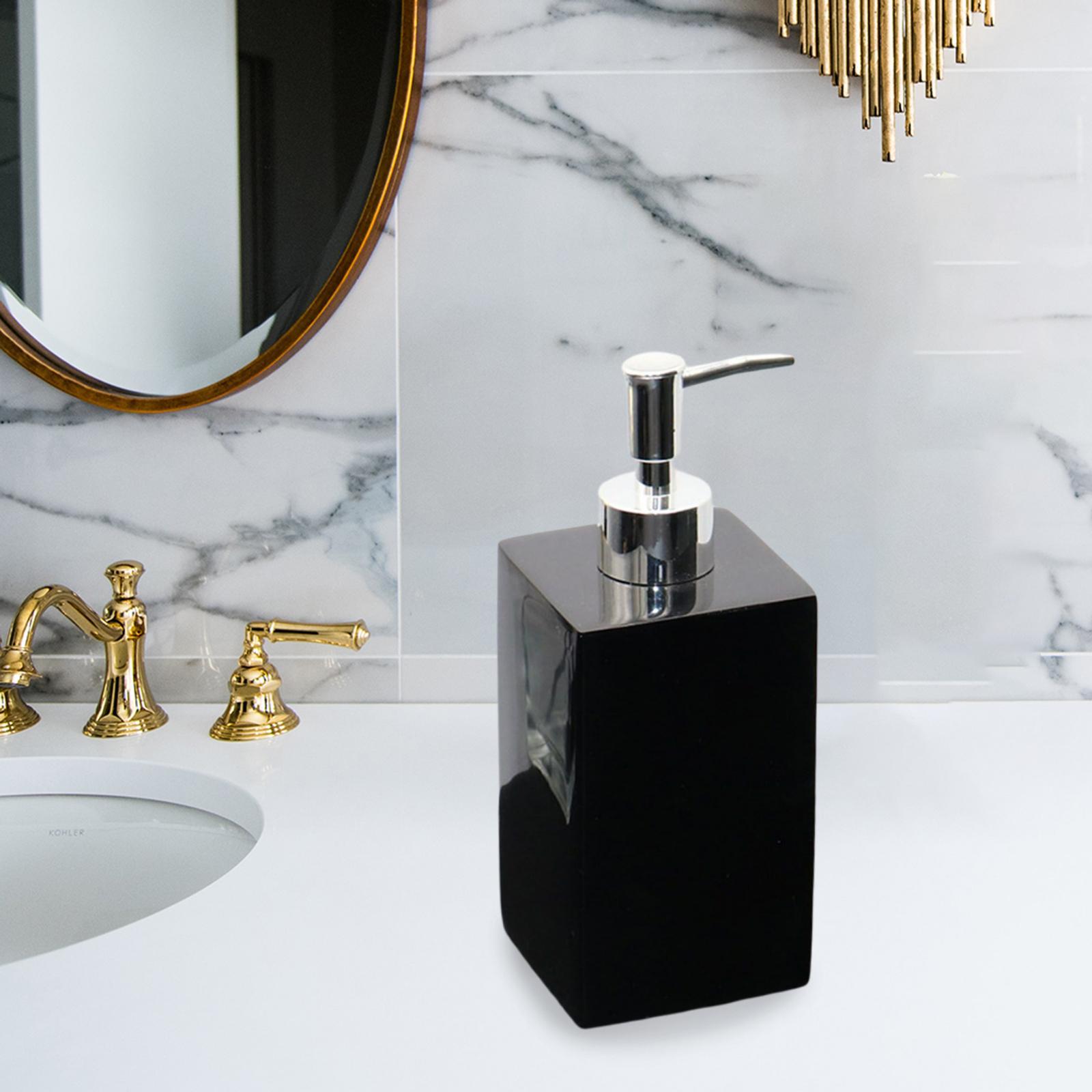 2x Pump Bottle Dispenser Liquid Shampoo Dispenser for Home Kitchen