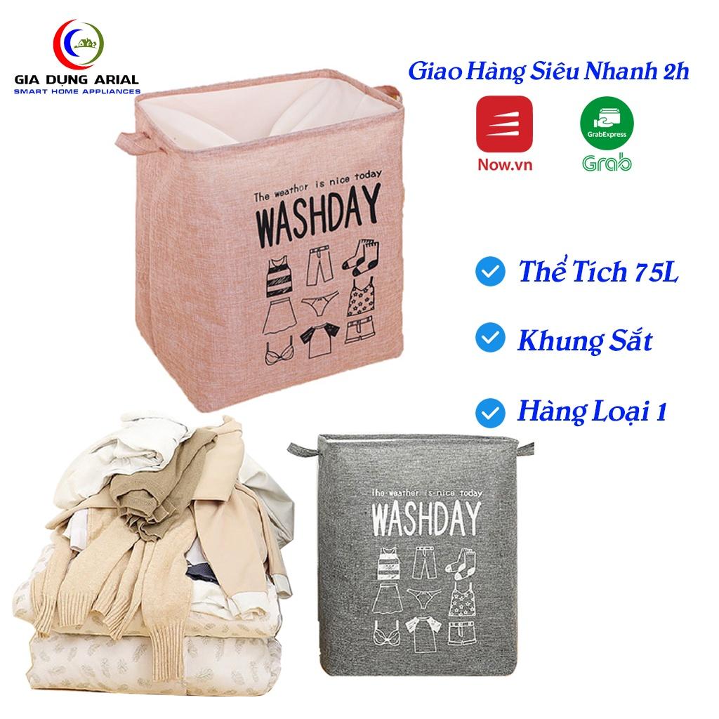 Túi Đựng Quần Áo Chăn Màn bằng vài siêu bền WASHDAY