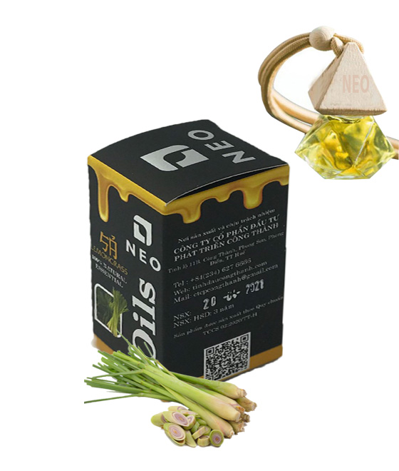 Tinh Dầu Treo Xe Sả NEO – Tinh dầu thơm xông phòng, đuổi muỗi, khử mùi hiệu quả, nguyên chất từ thiên nhiên 8ml