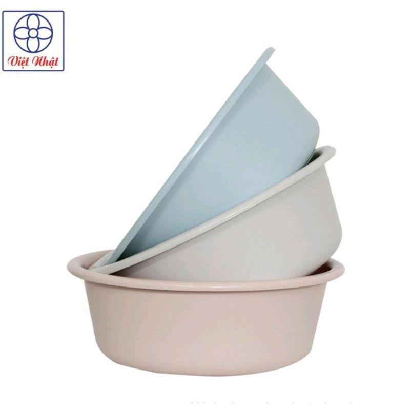 Chậu nhựa giặt, tắm Hokori Việt Nhật cỡ to 45cm/50cm