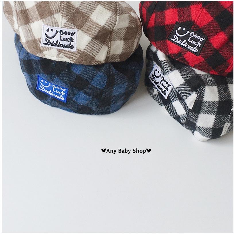 Nón Mũ nồi Beret sọc caro hot hit đội được hai kiểu cho bé nhiều màu cực cool