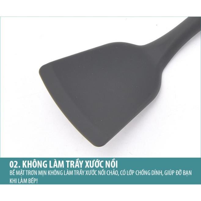Bộ 13 Món Dụng Cụ Nấu Ăn Nhà Bếp Chất Liệu Silicon