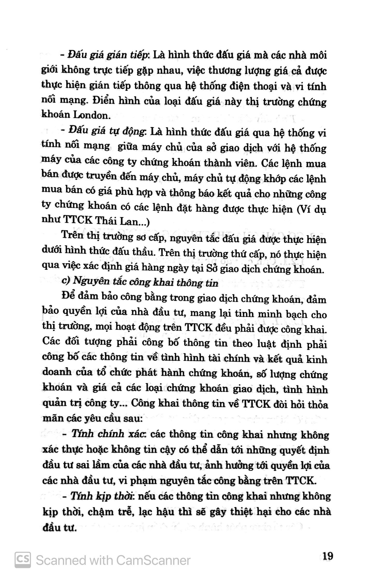 Thị Trường Chứng Khoán