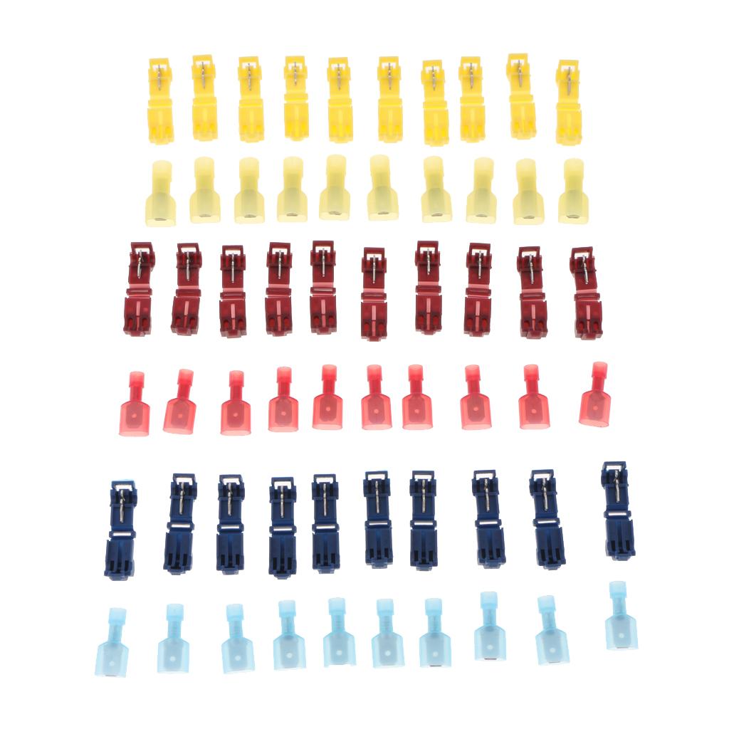 96Pieces Quick Wiring Electrical Insulated Terminals Connector Kit