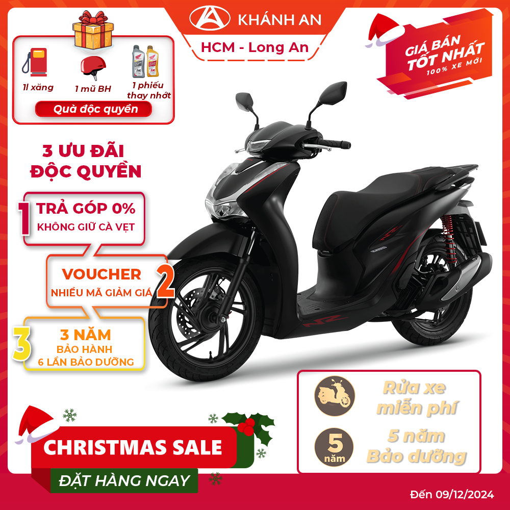 Xe máy Honda SH160i 2024 - Phiên bản Đặc Biệt ABS -  Đen