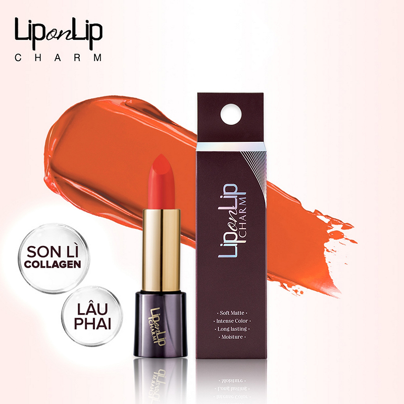 Son Lì Collagen Siêu Mịn Lip On Lip Charm (4g)