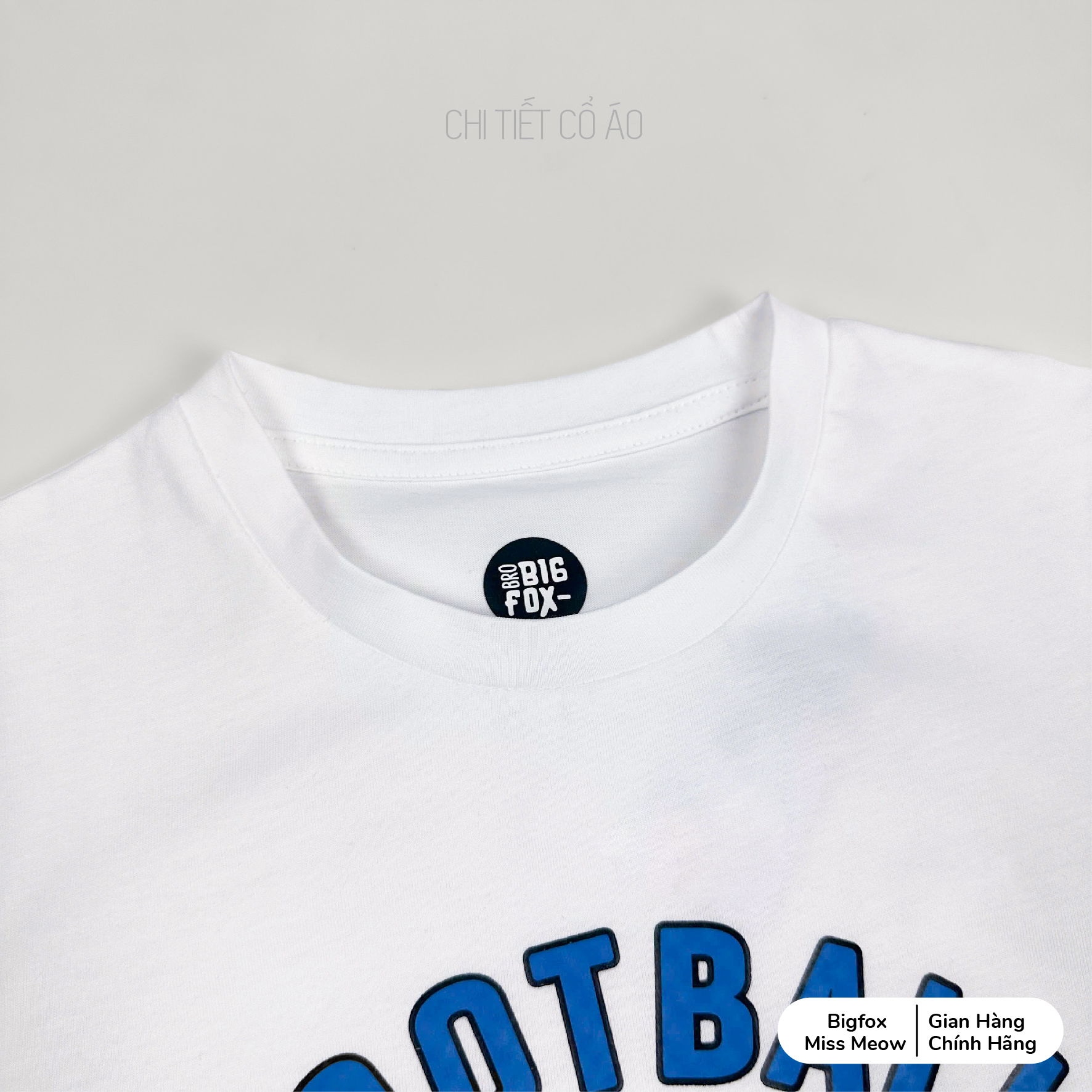 Áo cộc tay bé trai Bigfox Miss Meow mùa hè chất cotton size đại 3,7,9,11 tuổi 30kg 40kg