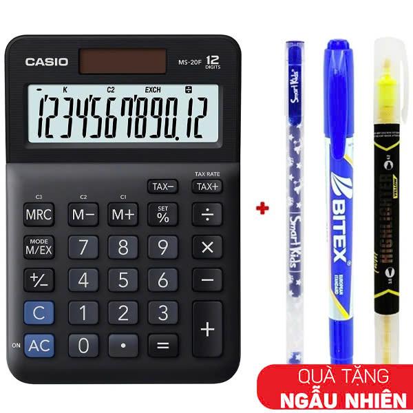 Máy Tính Văn Phòng Casio MS - 20F - Kèm Quà Chất