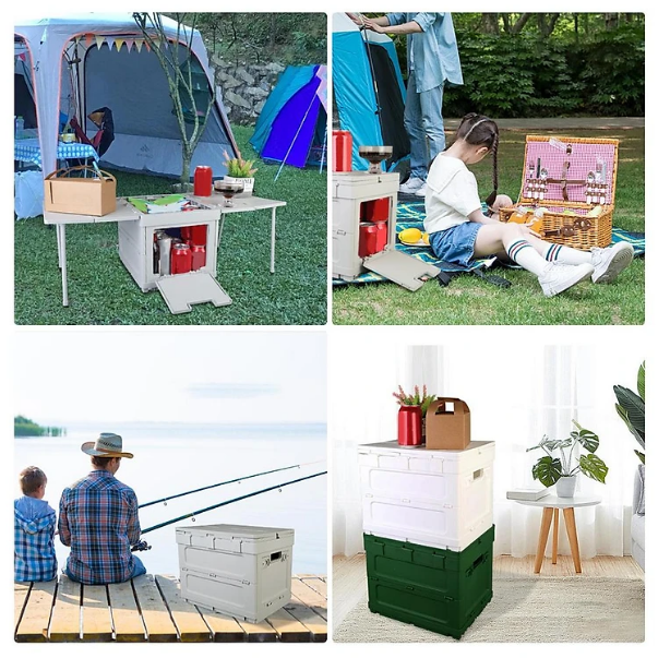 Cao cấp - Hộp Đựng Cắm Trại Camping Box Table USA