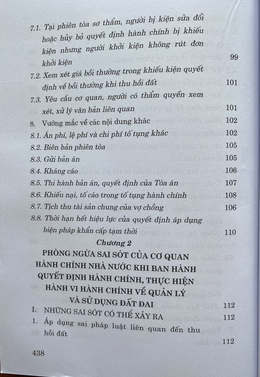 Giải quyết tranh chấp hành chính trong lĩnh vực quản lý đất đai - Phát hiện vi phạm và xử lý vướng mắc (Sách chuyên khảo)