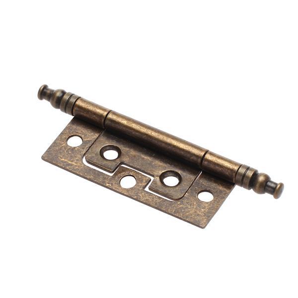 Antique Bronze Flush Hinge With Finial, Flap Hinge, Corner Hinge Door Hardware