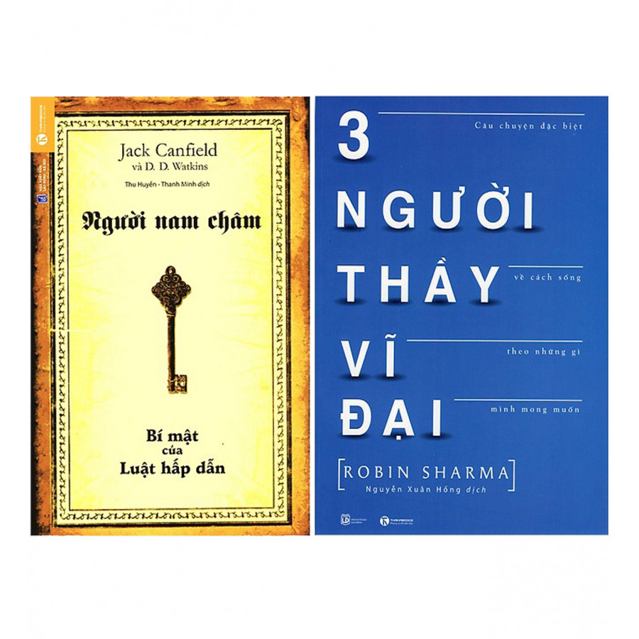 Combo Người Nam Châm - Bí Mật Của Luật Hấp Dẫn +  Ba Người Thầy Vĩ Đại