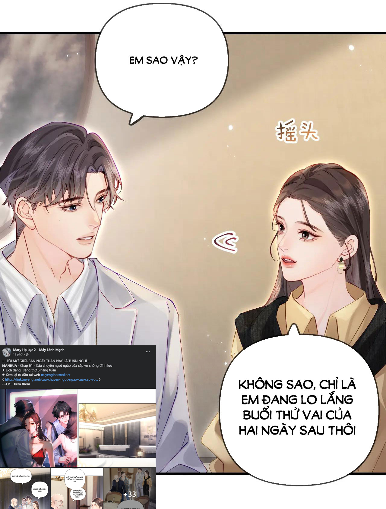 câu chuyện ngọt ngào của cặp vợ chồng đỉnh lưu chapter 61.1 18