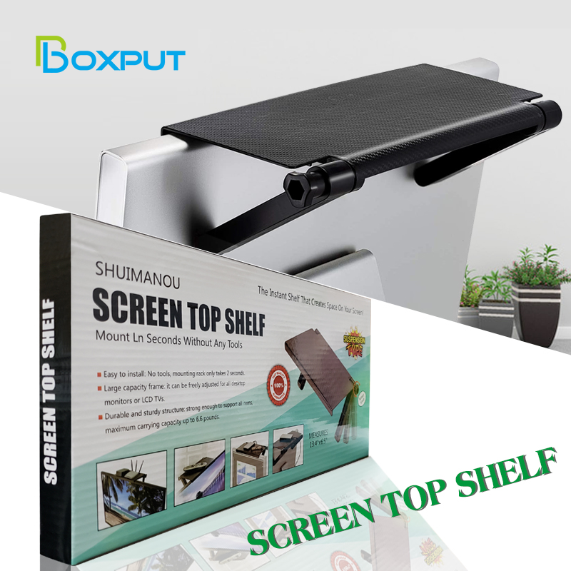 Màn hình trên cùng kệ máy tính để bàn đứng kệ có thể gập lại TV bộ định tuyến bộ định tuyến cho hộp TV H96 Max x88 x96 HK1 Box kệ kệ lưu trữ DVB Hộp