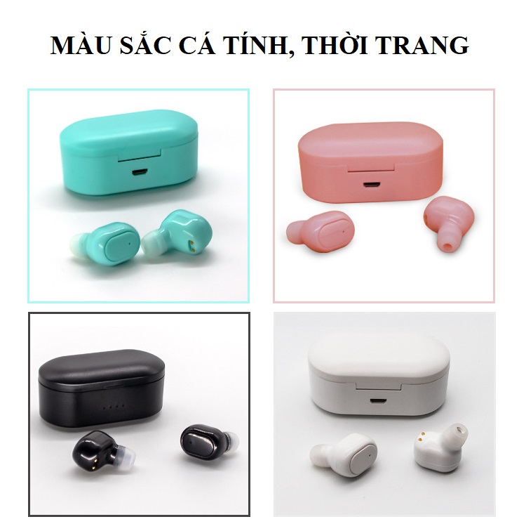 Tai Nghe Bluetooth Nhét Tai TWS-M9 Thiết kế Nhỏ Gọn, Thời Thượng Kèm Hộp Sạc Tiện Lợi