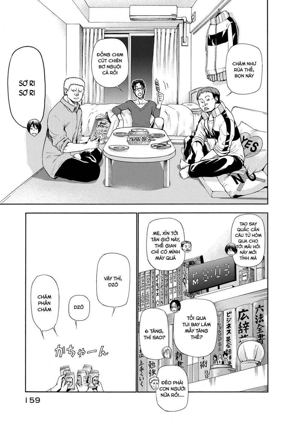 cô gái thích lặn - grand blue chapter 19.5 3