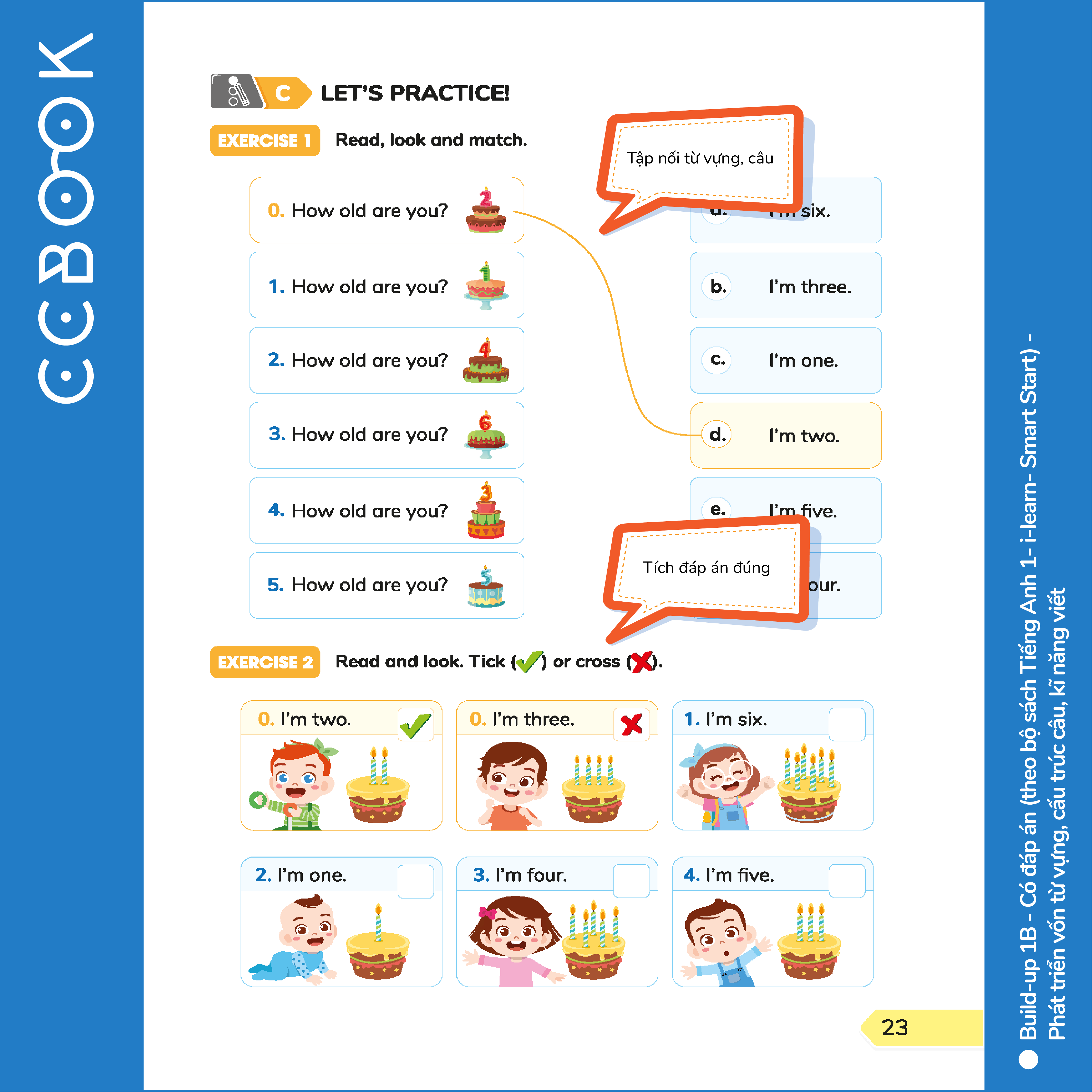 Build Up - 1B - Phát Triển Vốn Từ Vựng, Cấu Trúc Câu, Kĩ Năng Viết - Phiên Bản Có Đáp Án - Theo Bộ Sách Tiếng Anh 1 I-Learn Smart Start