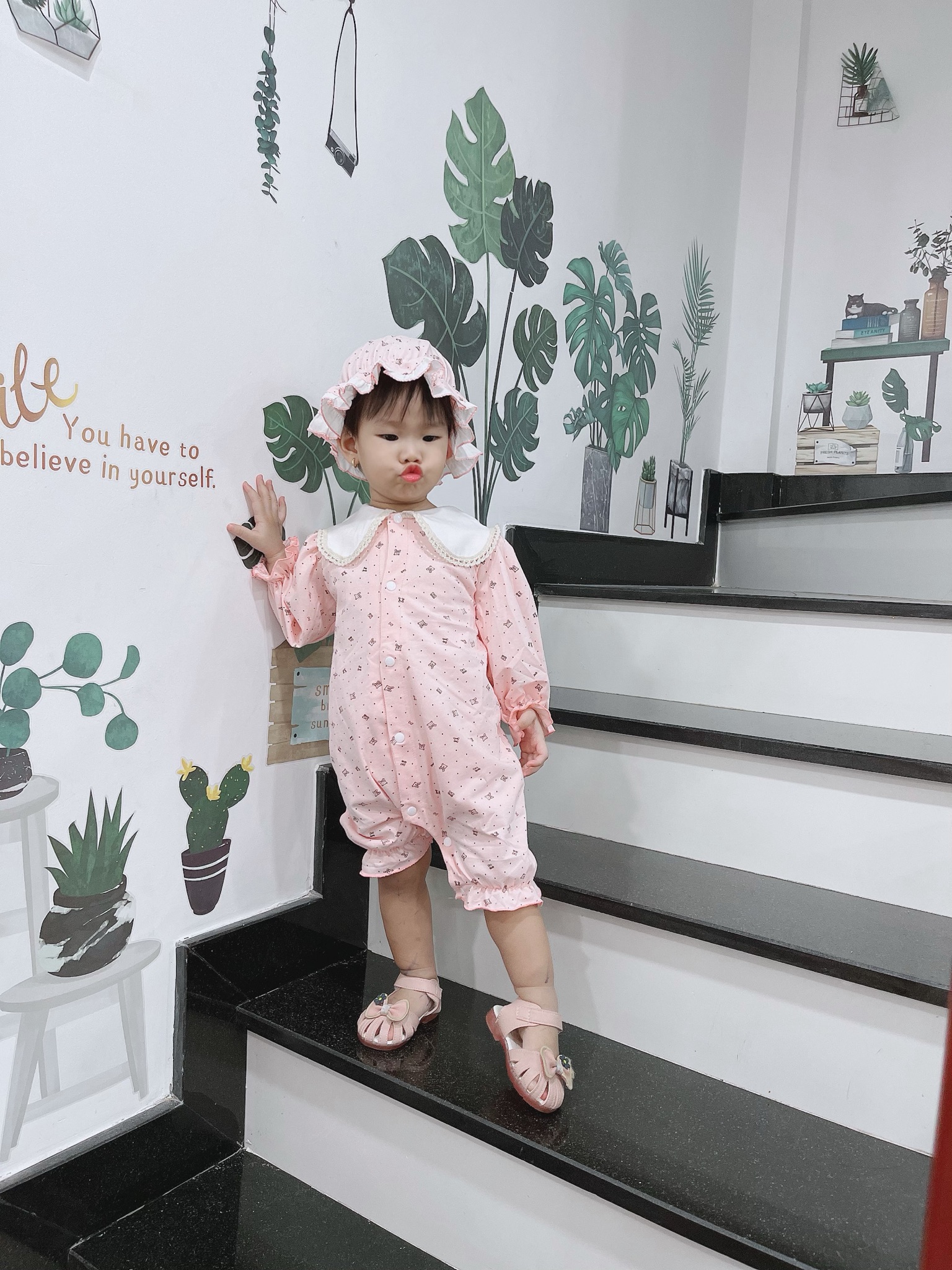 Body Cotton Bé Gái 3 Đến 12kg, Áo Liền Quần Bé Gái Hoạ Tiết Xinh Xắn Chất Cotton Co Giãn 4 Chiều