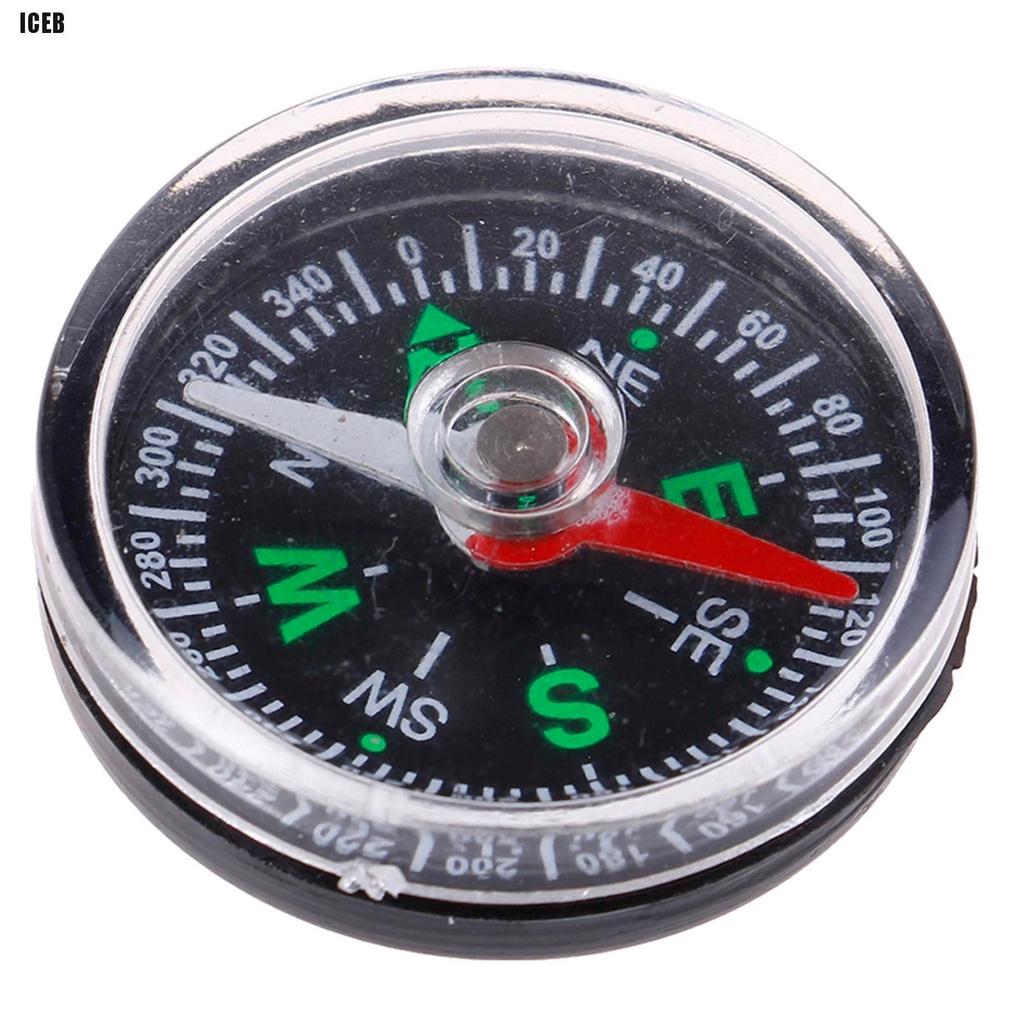 iceb 30mm Mini Compass Camping Hiking Outdoor Travel Navigation Wild Survival Tool