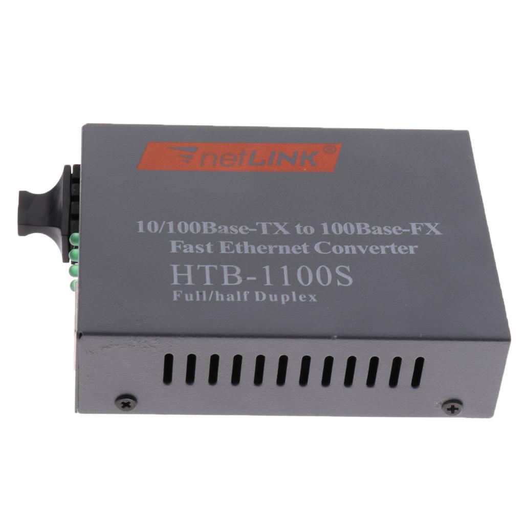 HTB-1100s Fiber Optic Cable Converter SC to Cat.5e Duplex Single Mode