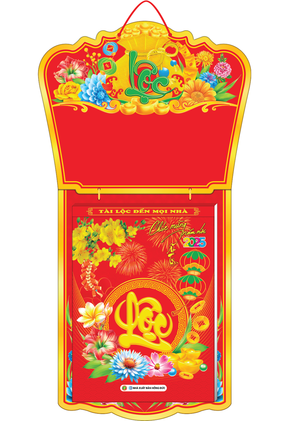 Lịch Tết 2025 - Lịch Bloc Siêu Đại 25X35Cm