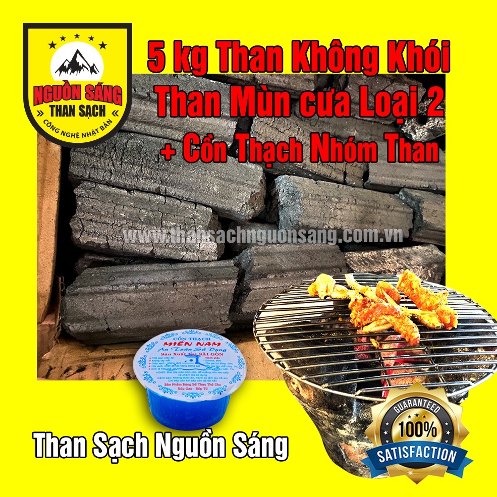 10kg than mùn cưa loại 2 không khói, thùng xuất khẩu