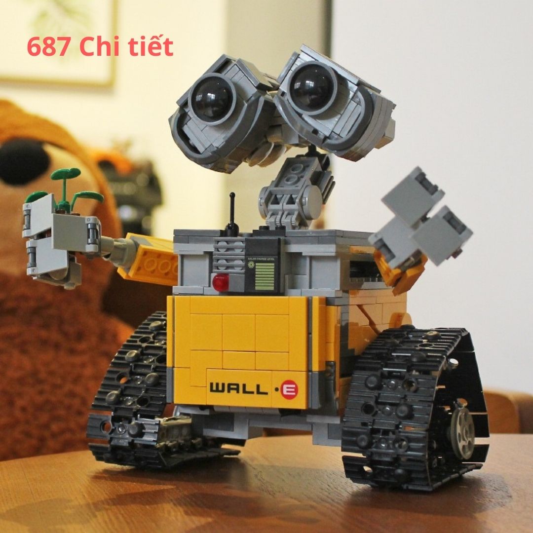 Đồ chơi lắp ráp xếp hình Robot người máy biết yêu